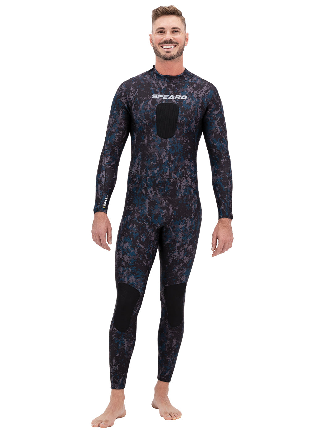 Spearo 7 Seas Mens 3.5mm Steamer, Diving Gloves, Diving Socks, Diving Hood & Camera Mount - Package