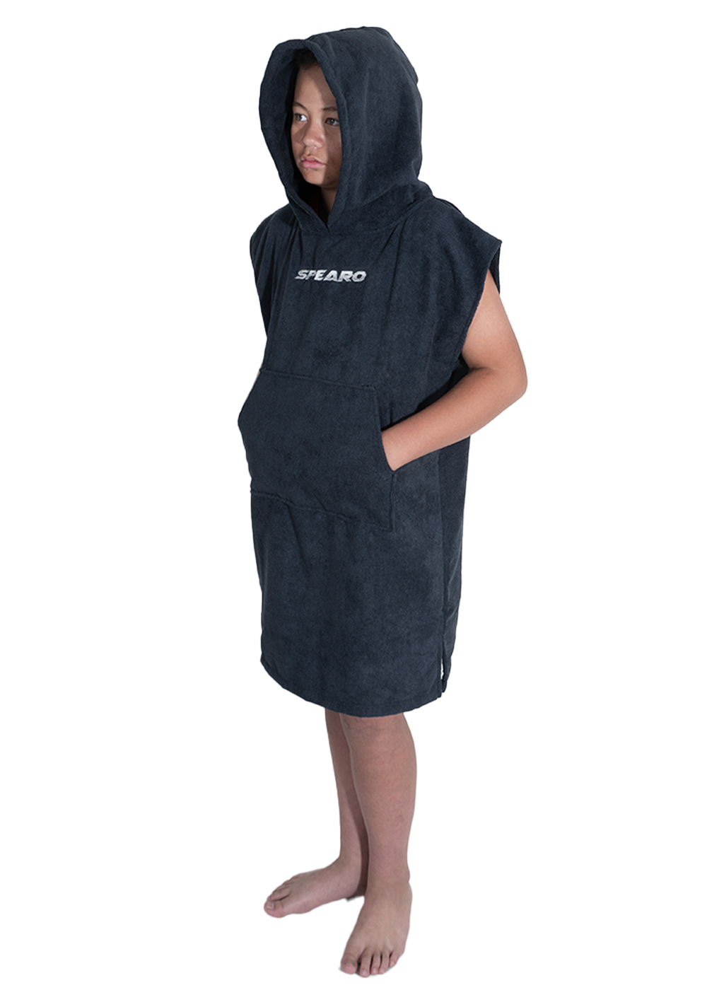 Spearo Hooded Microfiber Poncho Towel - Youth